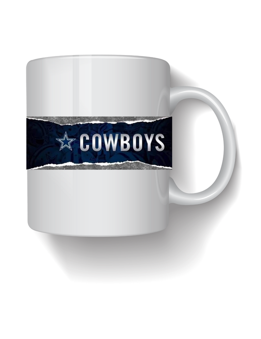 Cowboys Blue and Grey Mug image 0