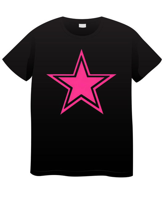 Pink/Black Cowboys Tee image 0