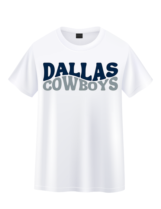Dallas Cowboys White Tee image 0