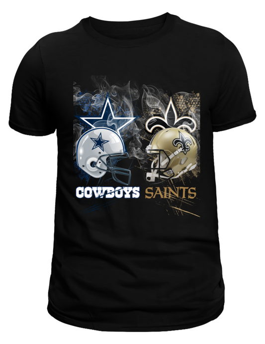 Cowboys vs Saints Tee image 0