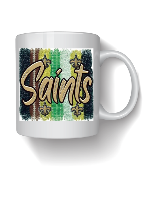 Saints Football Field Mug image 0